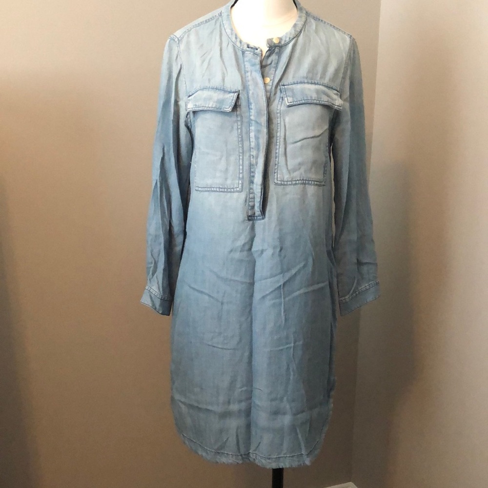 Jcrew chambray shirt dress, small, see pics for details,